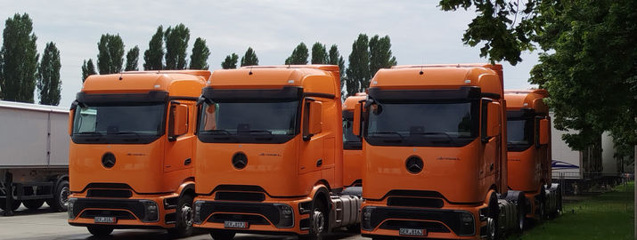 Нова партія тягачів та шасі Mercedes-Benz Actros L для компанії Сільпо